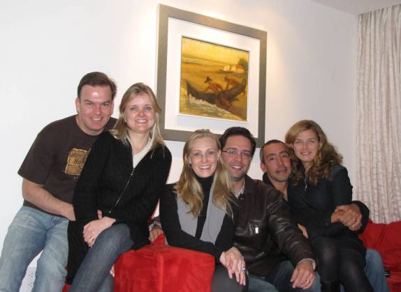 Encontro de casais no apartamento do Pasini e Fernanda, em Curitiba - PR